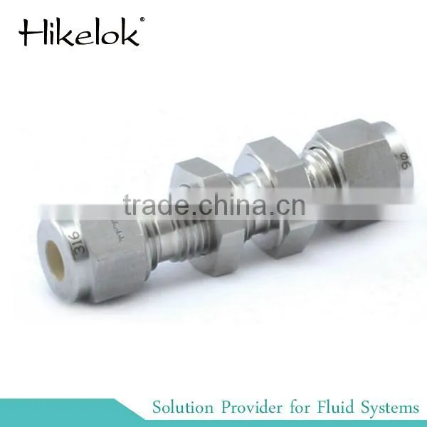 alloy 20 400 600 625 6000 psi 1/16" 1/8" 1/4" 3/8" 1/2" 1/4" 1" bulkhead union connector