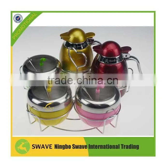 Cute Design set of 5 stainless steel condiment pot/Seasoning set P77190