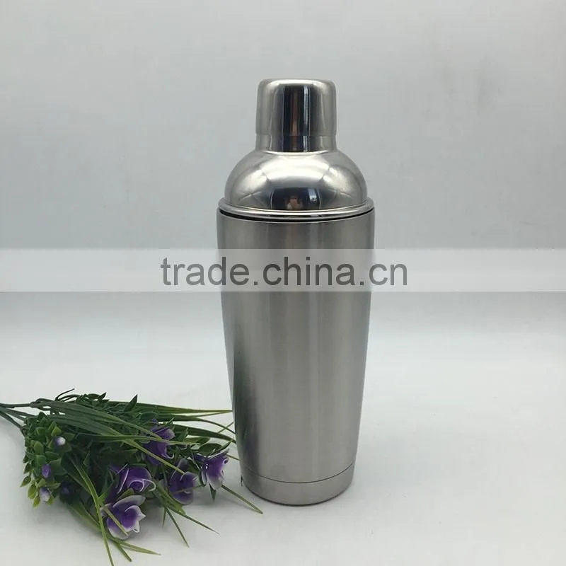 Stainless steel 20oz high quality protein joyshaker bottle Cocktail Shacker tumbler