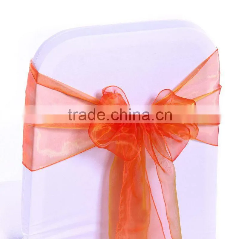Cheap Chair Sashes Wedding Organza Sashes