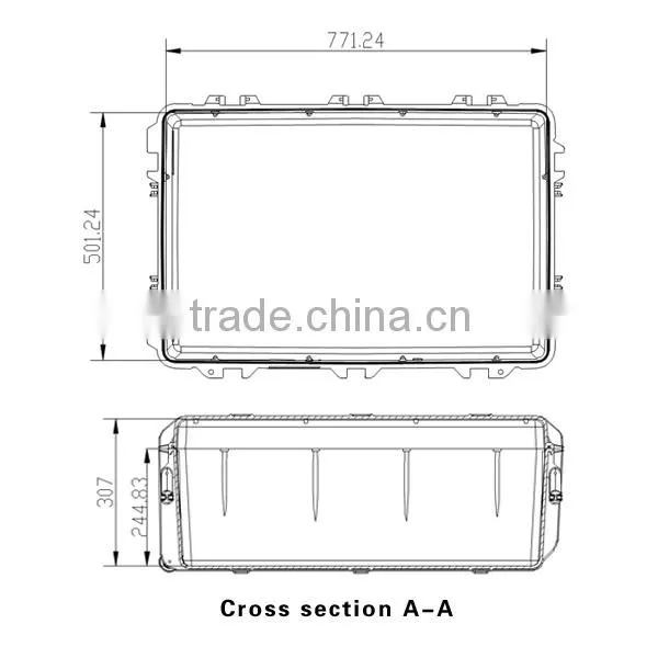 plastic carrying case injection moulding mold