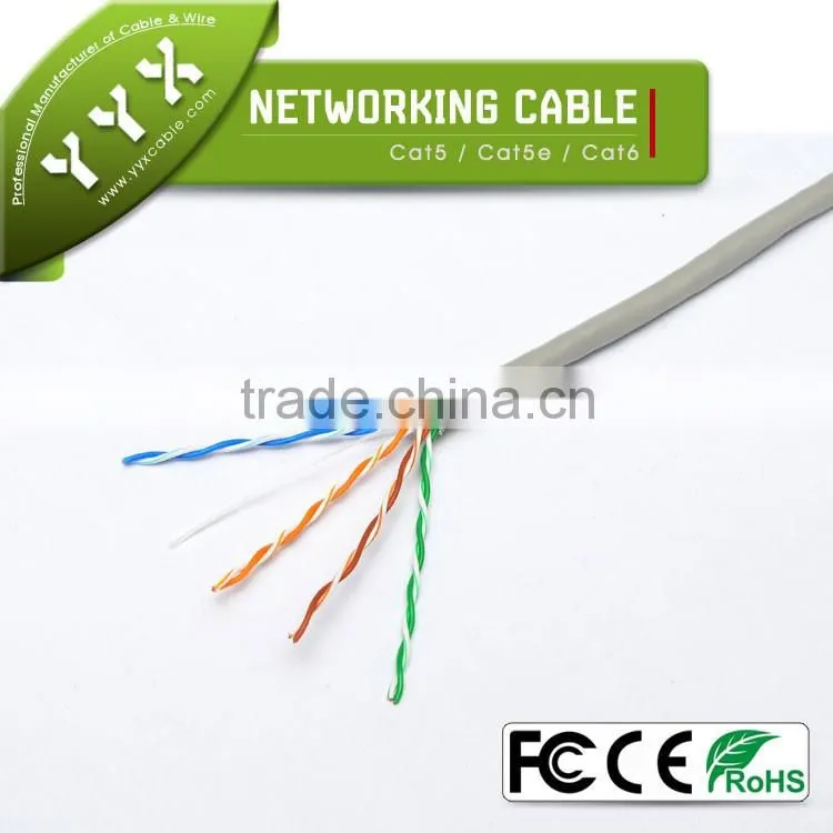 Offer ce rohs certificate cat.5e UTP network cable
