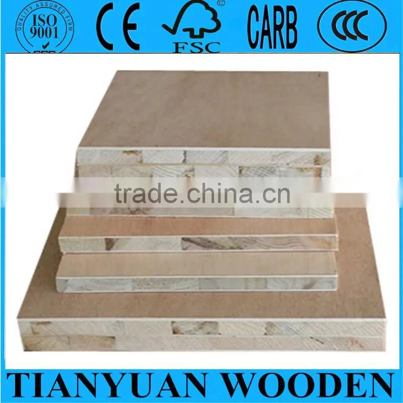Pine core/Paulownia core/Malacca core 12mm blockboard