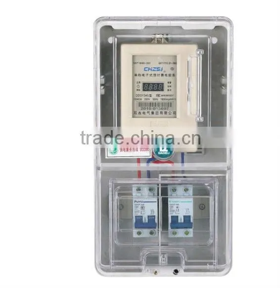 Electric outdoor waterproof three phase electric meter box