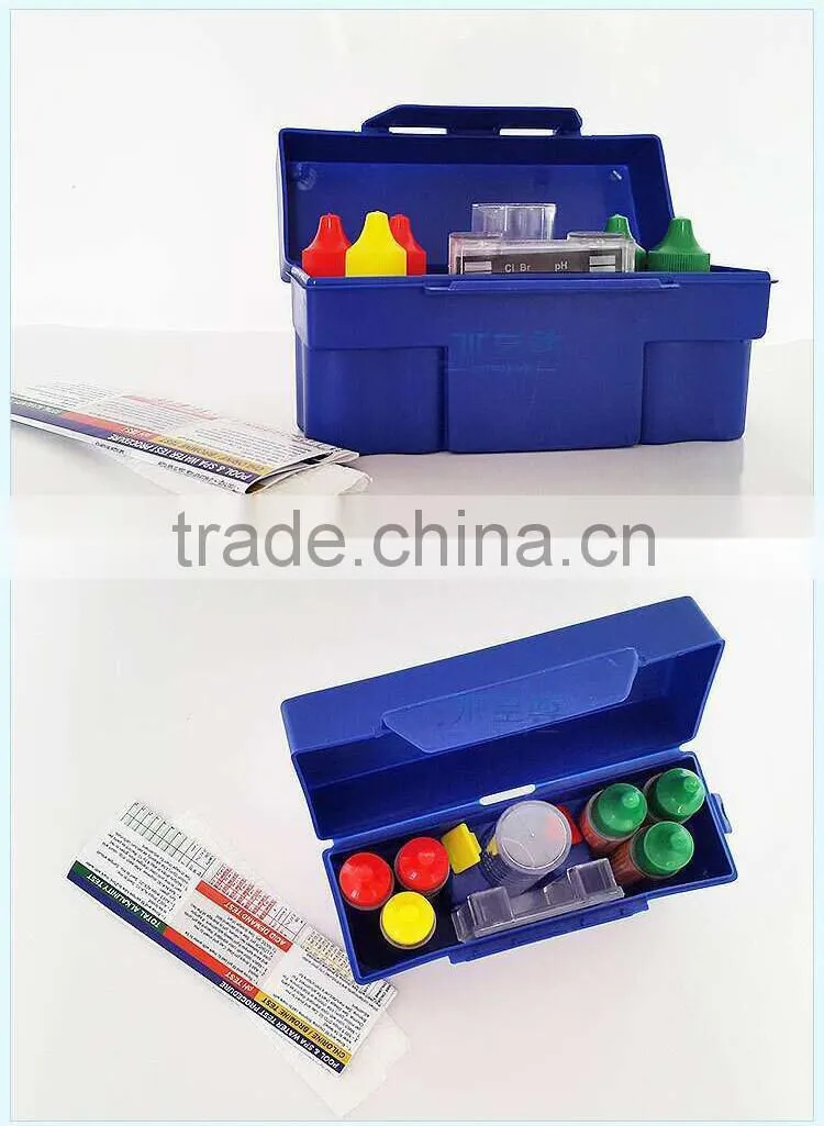 5 way test kit (PH / CL / Bromine / Alkalinity / Acid demand) , swimming pool test kit