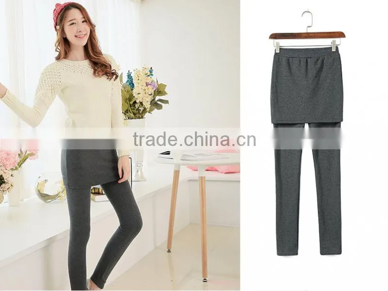 2016 new design fashion women render divided skirt fashion softtextile women pant shirt new style