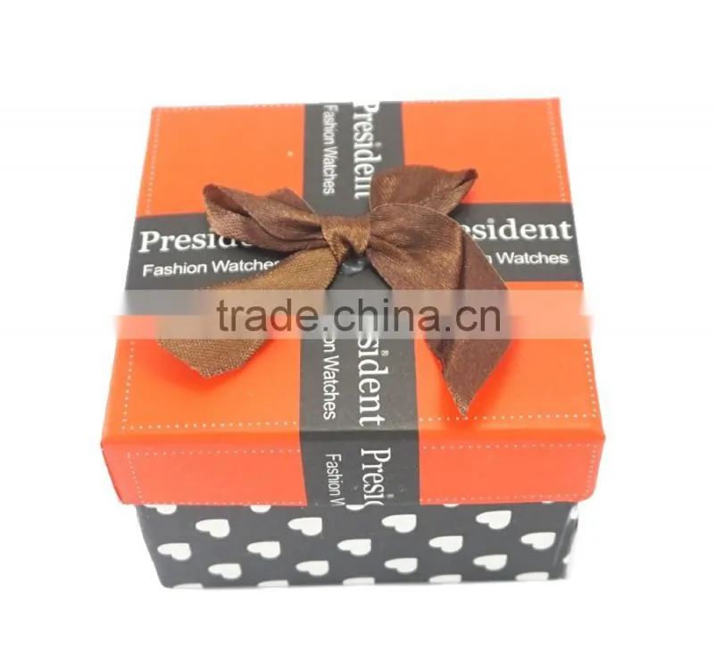 Hot in the market watch gift box active spot printing cover butterfly top promotional case
