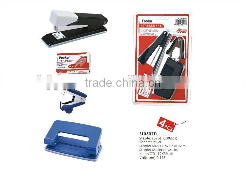 Hot Sale Hand Plier Metal Stapler Set