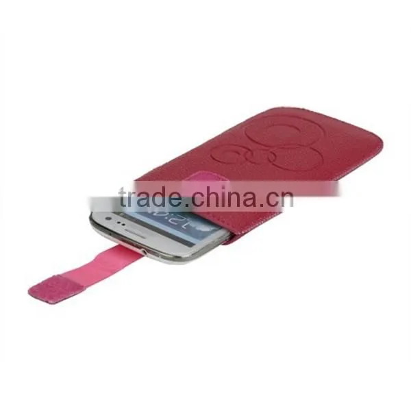 Lychee Leather Cover pouch Pull Tab Case for Apple iPhone 6 4.7"