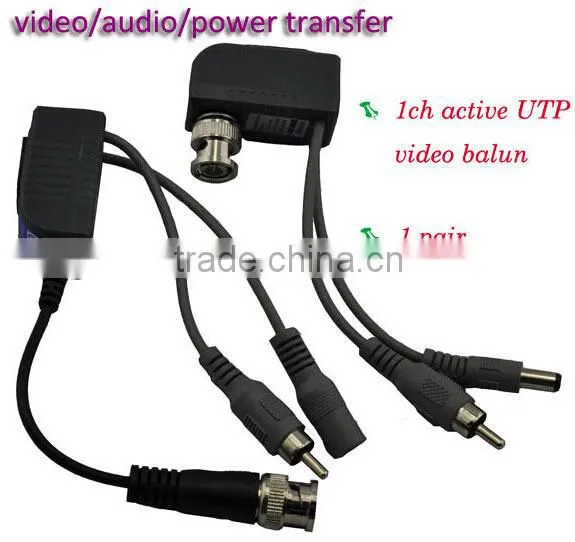 1Ch Passive UTP video balun for cctv