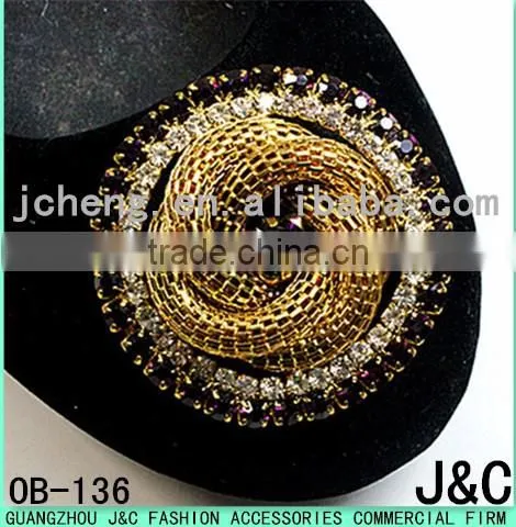 The latest summer sandals ornaments copper flower