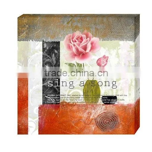 High definition flower wall decoration