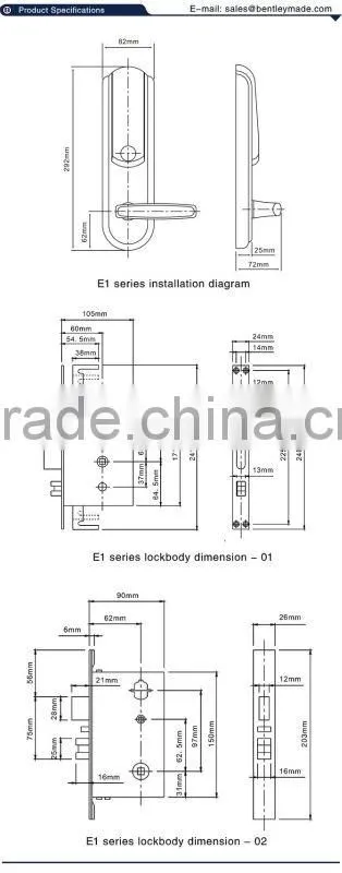Coded door lock electric lock manufacturer for Saudi Arabia(luffy@benderlylock.com