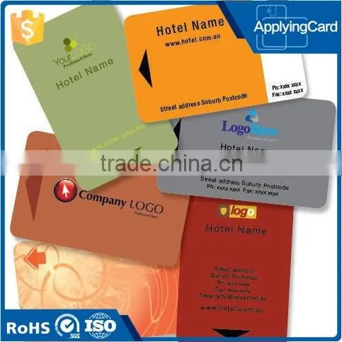 HF 13.56Mhz proximity door lock key Card with offset printing