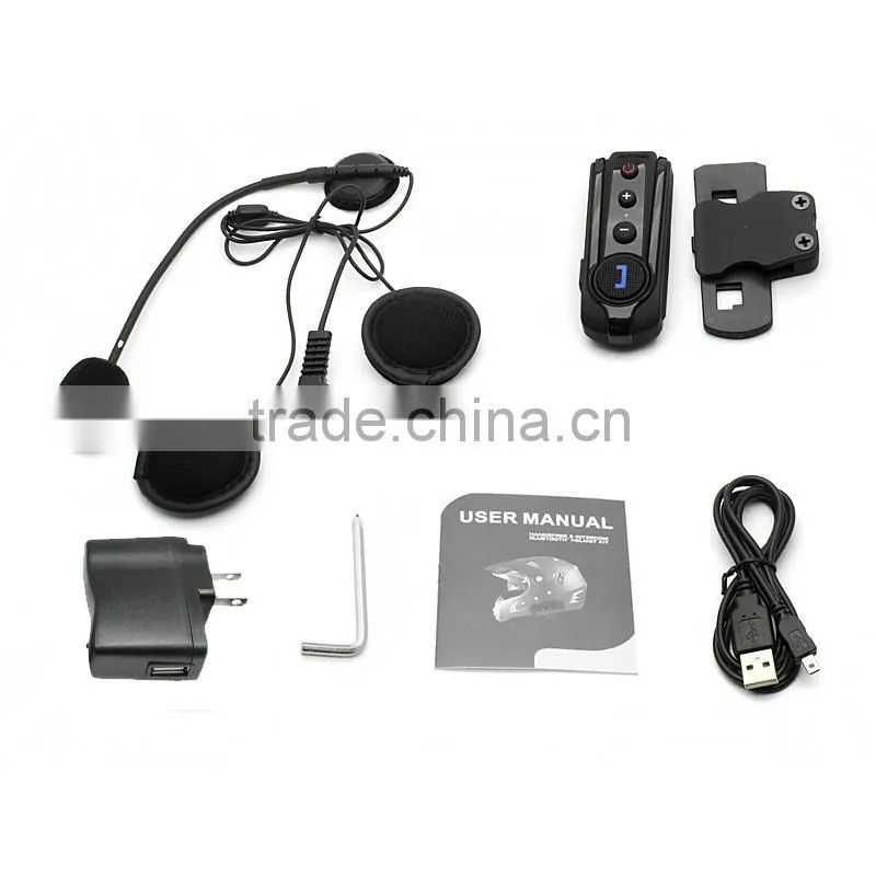 BT-S1 new product hotsale motorcycle headset bluetooth intercom/motorcycle helmet bluetooth headset/intercom