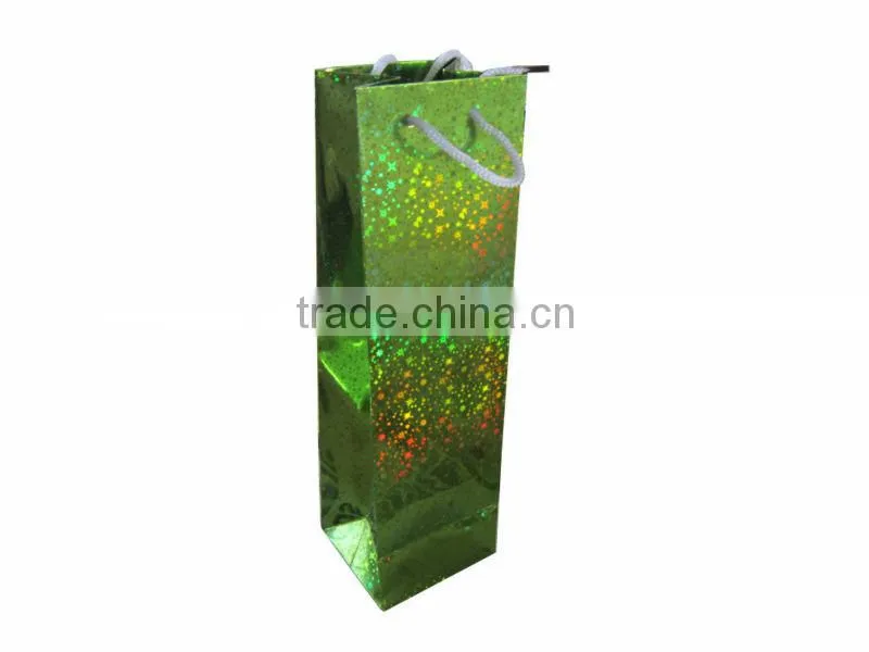 Wholesale Paper Wine Bags Gift , Wine Bottle Bag