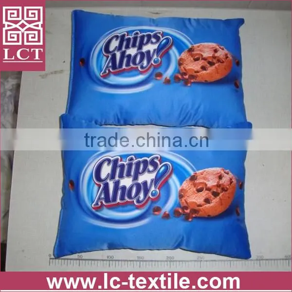 supply direct from factory made of high grade polyester fabric candy cushion with full color dye sublimation printing(LCTP0092)