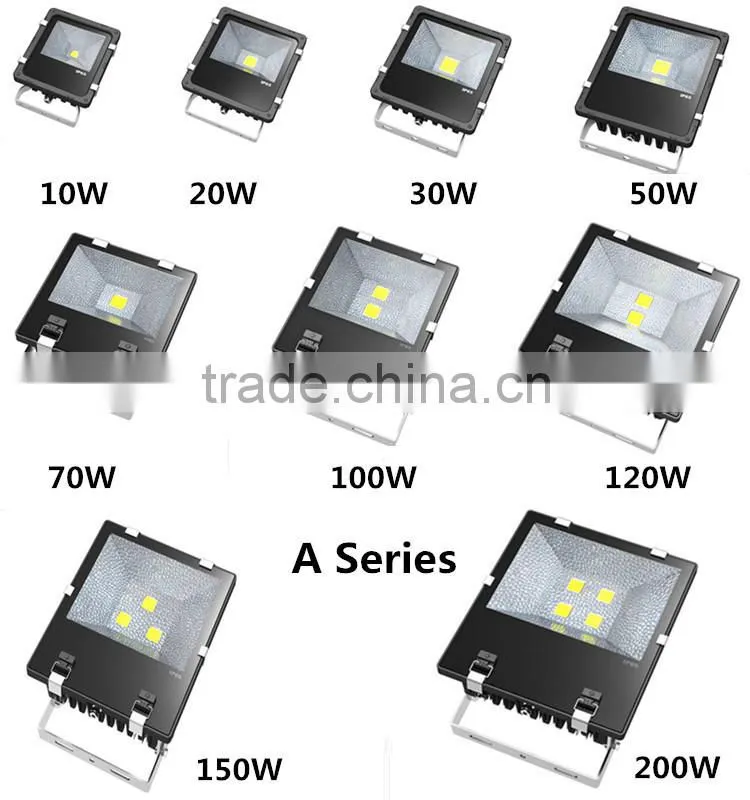 SAA certificated 150W IP65 waterproof MeanWell Driver led flood light
