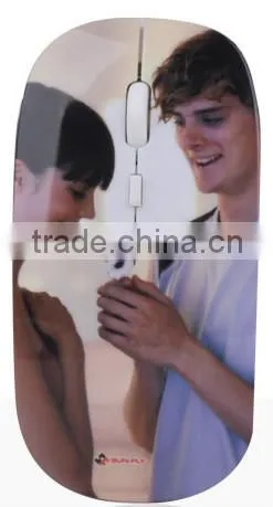 China supply hot selling best quality blank 3D sublimation wireless mouse