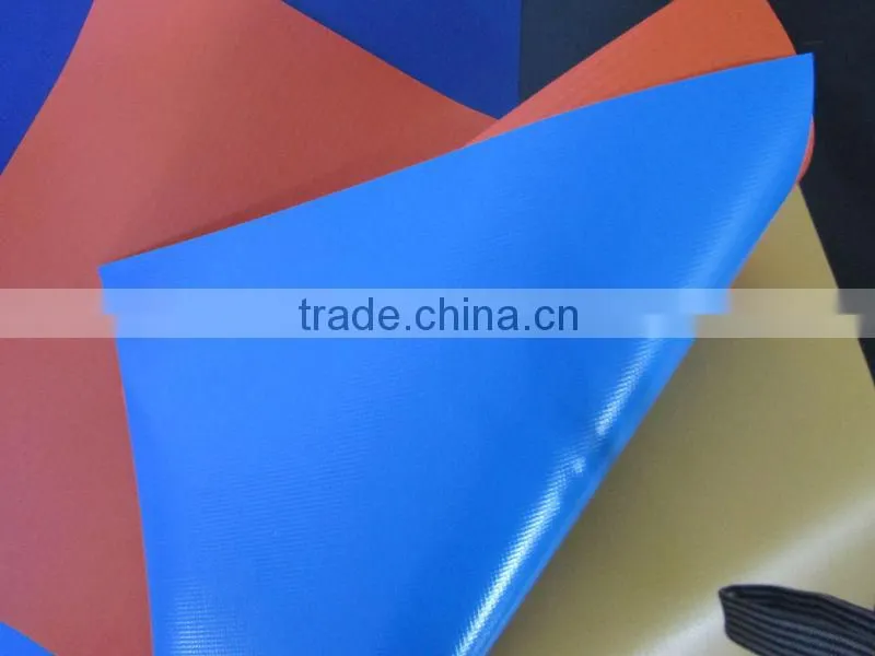 650gsm PVC tarpaulin, PVC coated with varnish unilaterally -for trucks