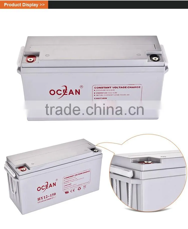 Small diaphanous 12V newest 150ah deep cycle battery 12v