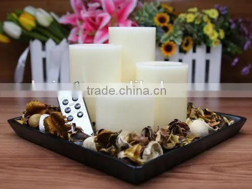 LED color changing wedding flower decorative colorful candle
