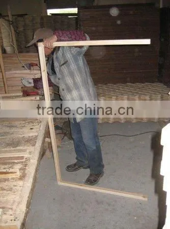 Wooden color lattice trellis for garden