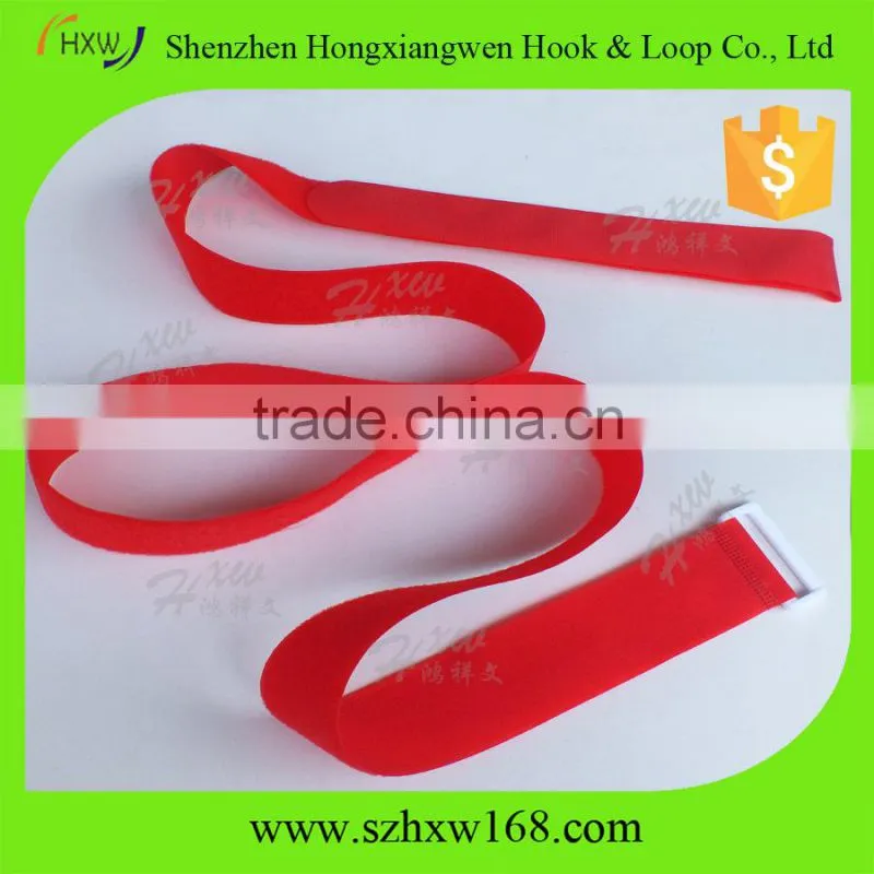 5cm*2m High quality fabric and very durable hook and loop travel straps with buckle