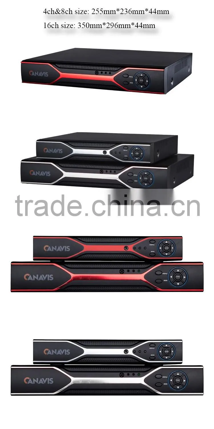 2016 Hot Sales!Network Video Recorder HDMI 1080p 4ch h.264 NVR for outdoor/indoor IP camera