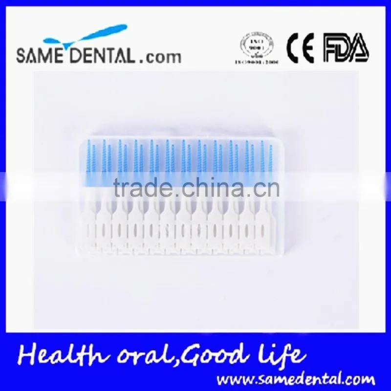 High quality silicon dental brush interdental 24pcs pack oral care FDA approved