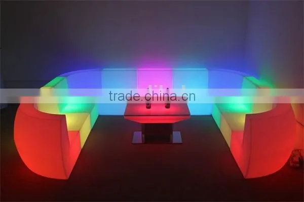 outdoor bar home garden color change Led Rechargeable Sofa