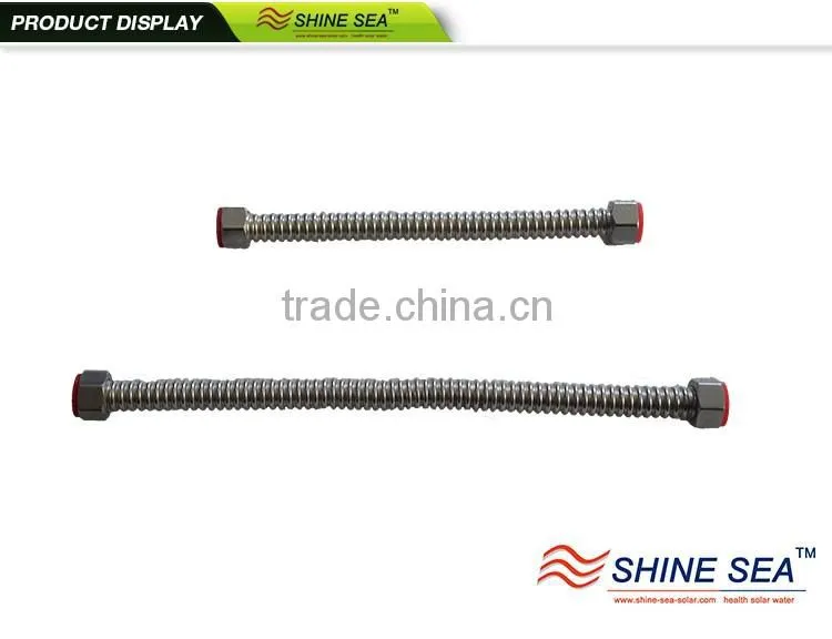High quality accessories solar water heater flexible hose spare parts