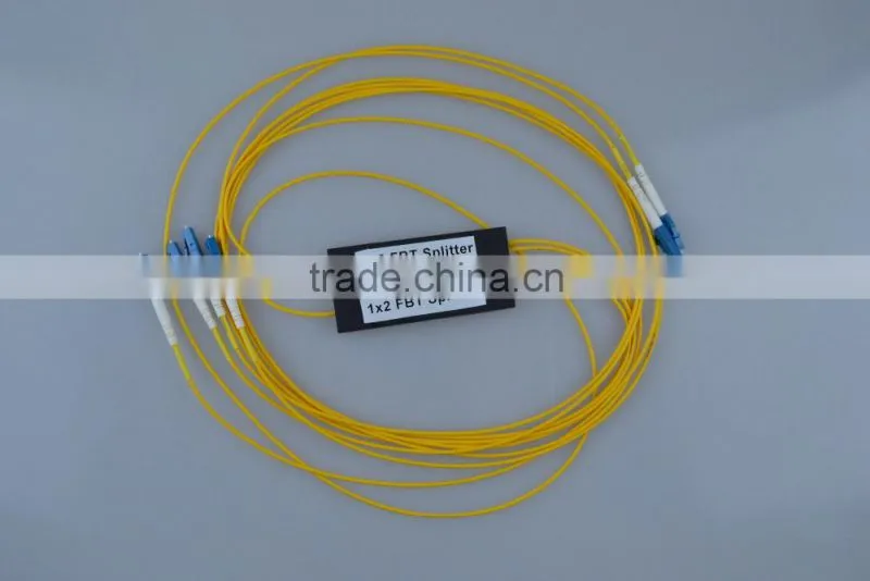 Single Mode 1x2 1x4 FBT Fiber Optic Splitter
