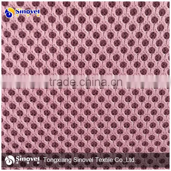 3d air spacer breathable polyester sandwich mesh fabric