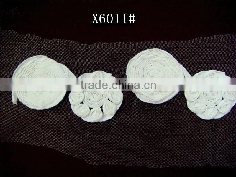 factory custom women cotton fabric crochet lace collar for neck
