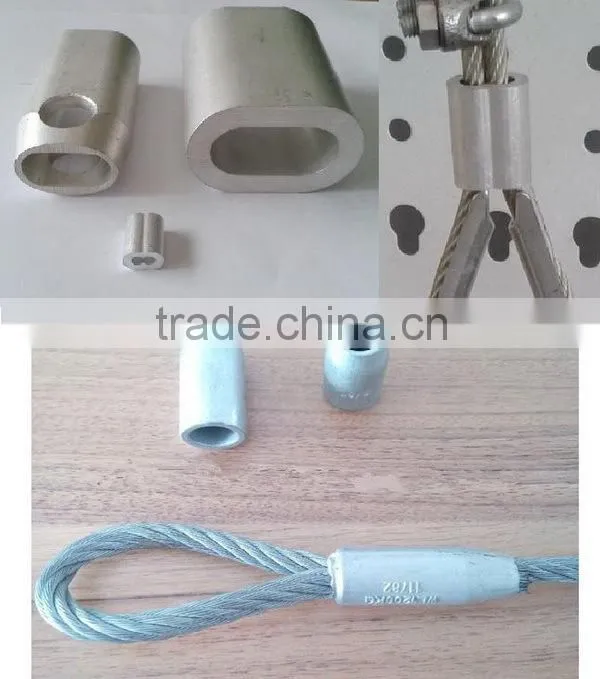 High quality wire rope sockets, steel rope jacket for rigging, socket thimble