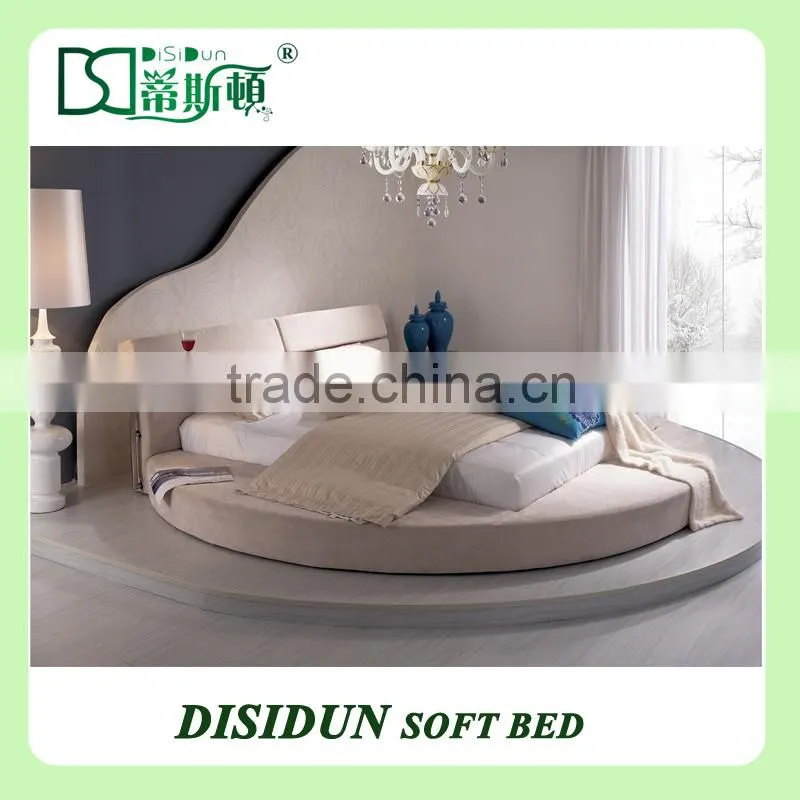 new designs bed bedroom round bed in india DS-1015
