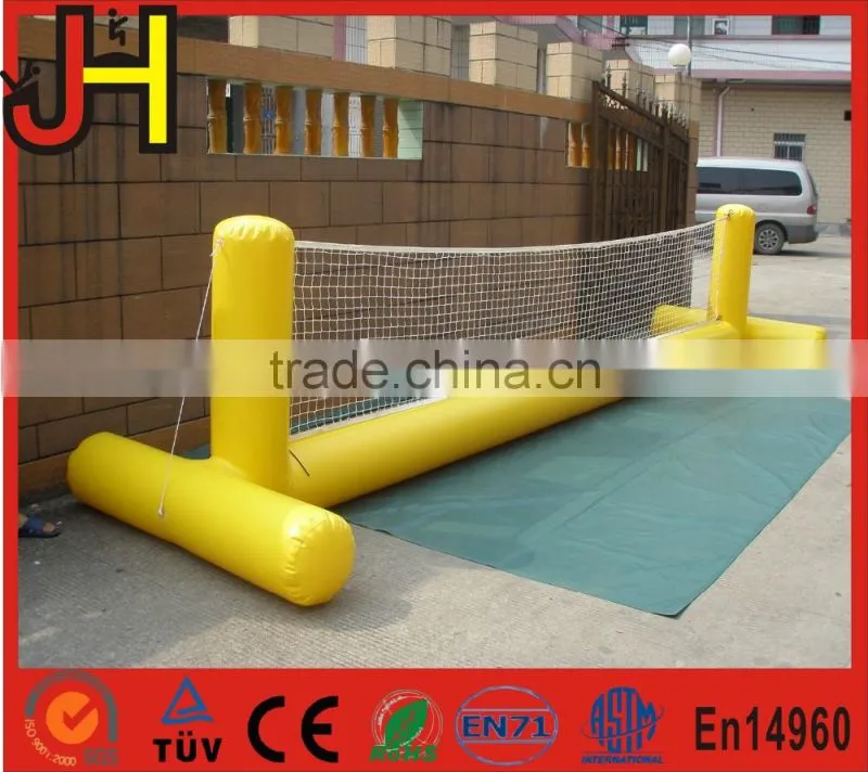 Hot selling inflatable pool volleyball net, swimming pool inflatable volleyball net game