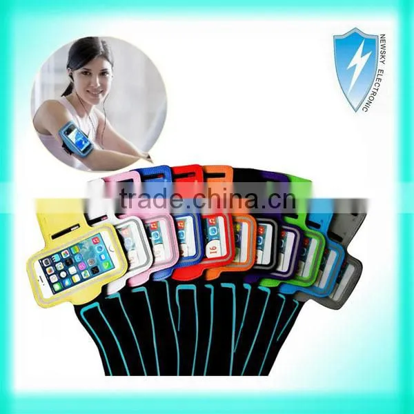 Newest PVC sport armband case for Iphone 6 plus 5.5 "runing armband