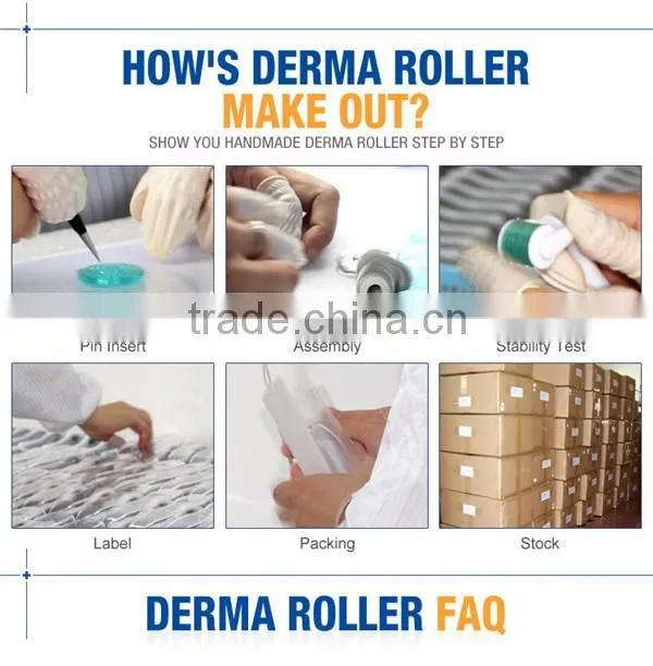 Portable anti aging skin care beauty therapy derma roller for beauty