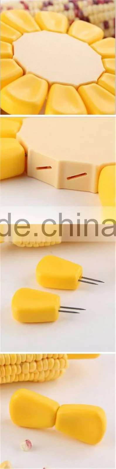Good Quality Wholesale Corn Needle Fork Kitchen Mini Bbq Stainless Steel Plastic Fork