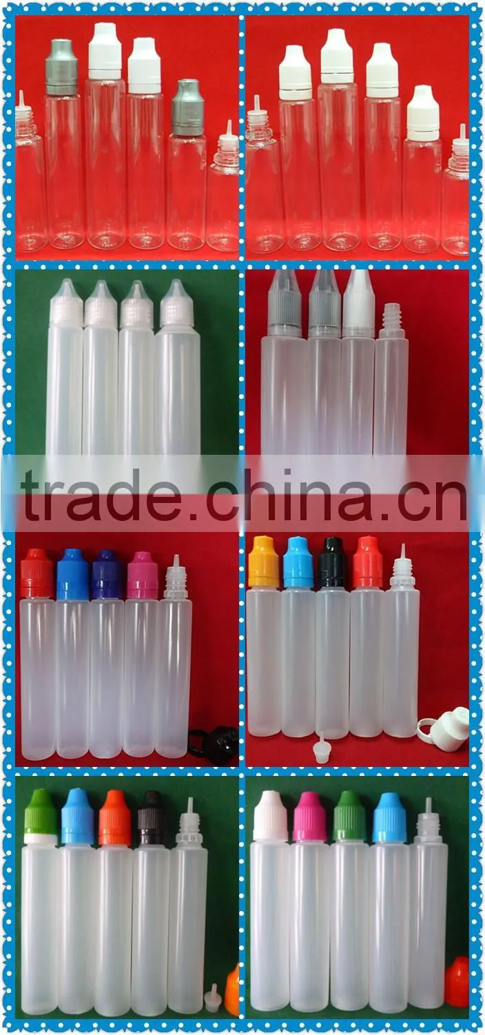5ml 10ml 15ml 30ml 50ml PET PE plastic dropper bottle for e juice bottle