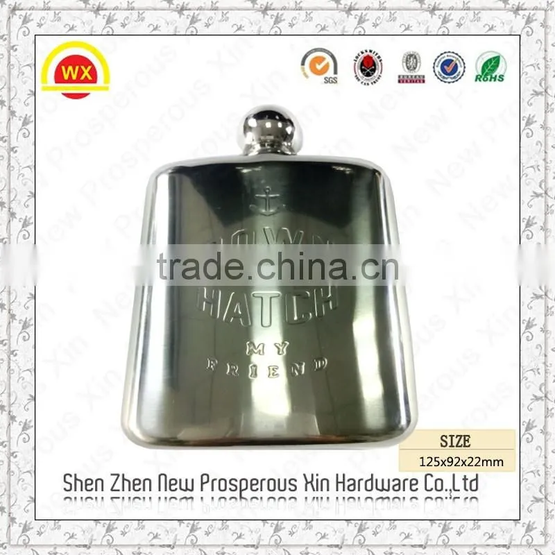 Good Sale Whiskey Hip Flask / Stainless Steel Copper Hip Flask