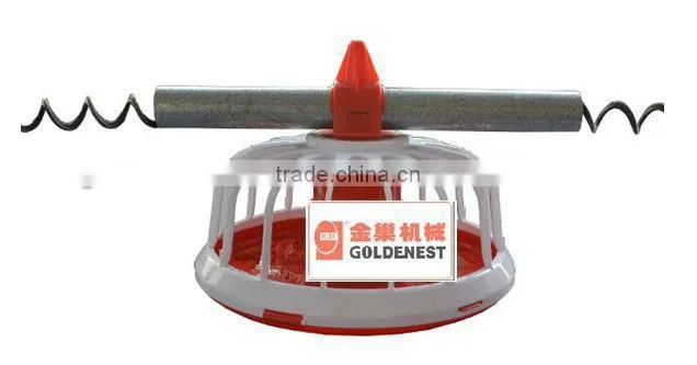 Poultry equipment pan feeder use flex auger