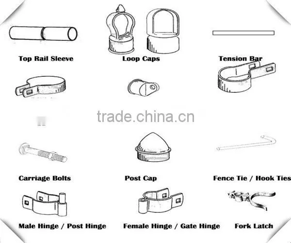 high quality galvanized chain link fence for sale / garden fence chain link fence for sale