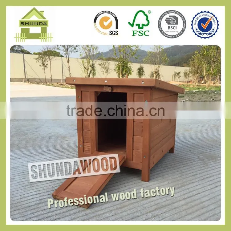 SDR013-02 Wooden outdoor run Rabbit Hutch metal rabbit breeding cages