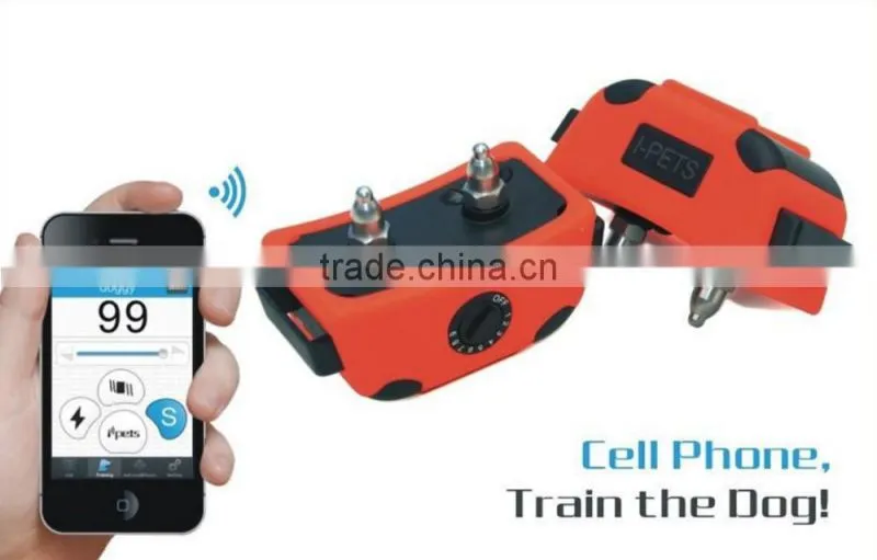 Electronic remote pet dog training Pet Behave Remote Bluetooth Dog Training Collar with i-Phone Controller