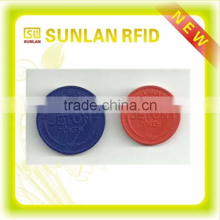 customized size passive durable 125khz TK 4100/Em4200/4305 rfid tag token for metro(professional maunfacuturer)