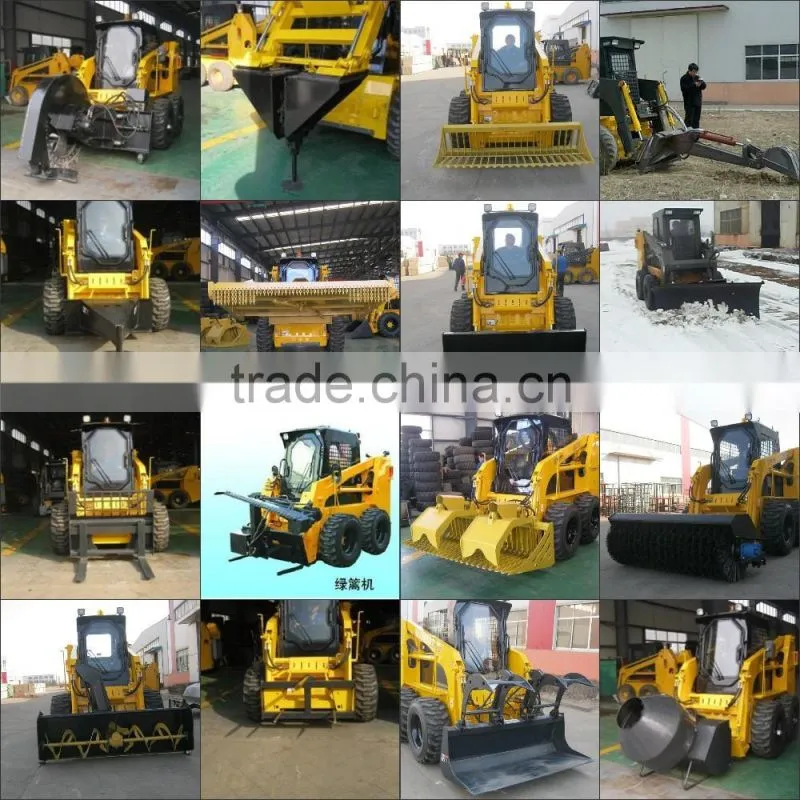 China Skid Loader 65hp Hydraulic Joystick Skid Steer Loader JC65 Bobcat Skid Steer Loader