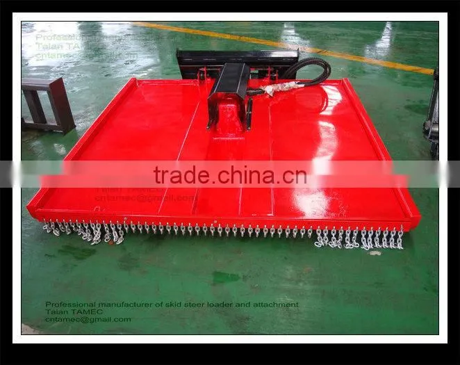 skid steer loader attachment grass cutter/mower